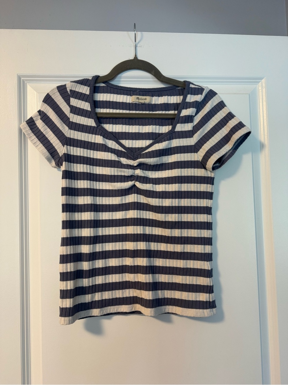 Madewell Ribbed Sweetheart Tee